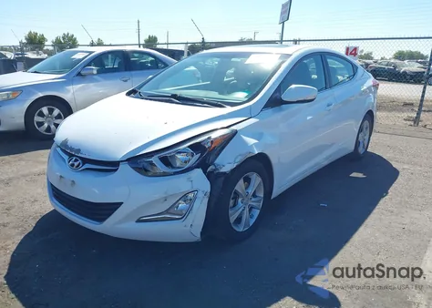 2016 Hyundai Elantra Value Edition z USA, uszkodzony, nr VIN 5NPDH4AE1GH735515